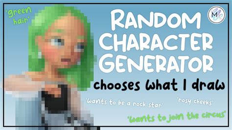 random character generator to draw.